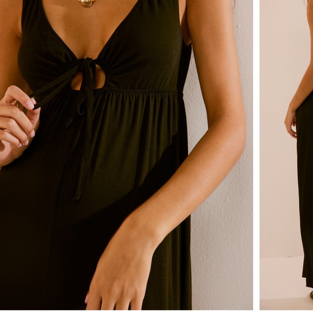 Free People FP beach Kirsten black romper